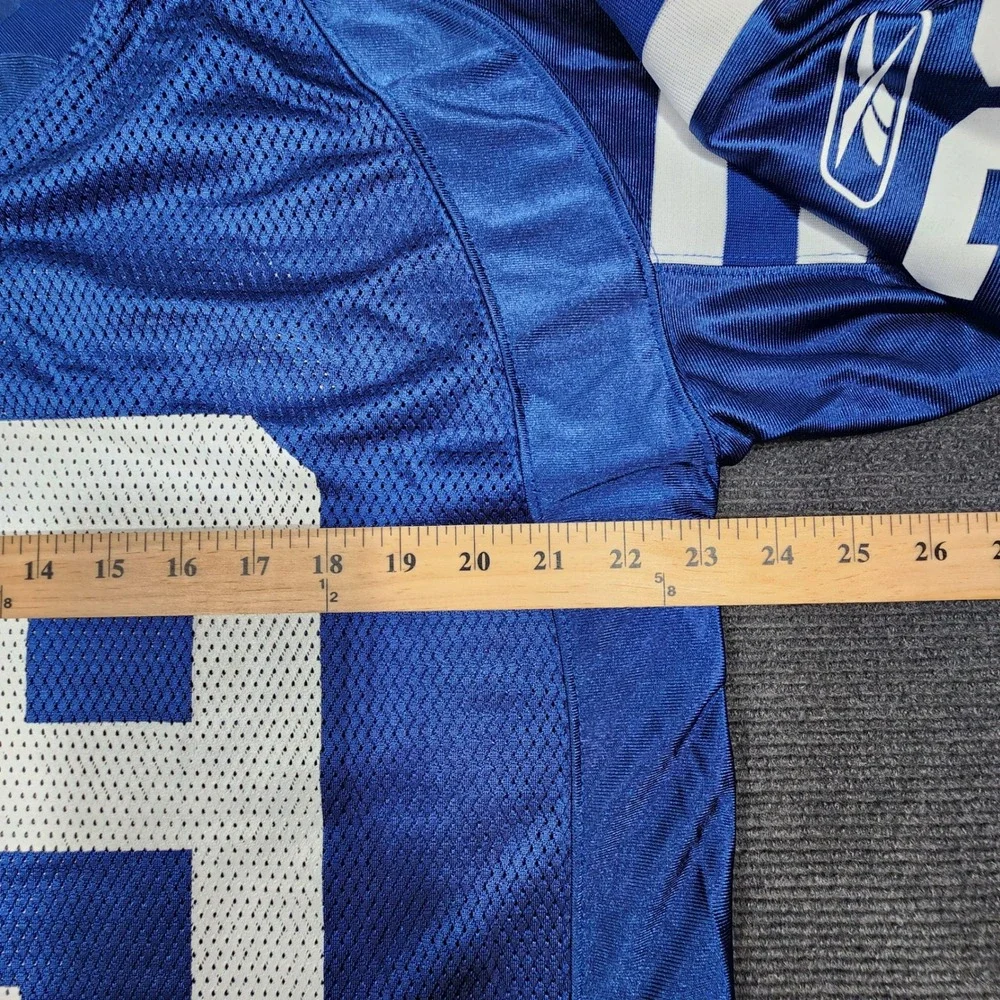 Reebok Indianapolis Colts Joseph Addai #29 Jersey Men Large Blue Mesh Football